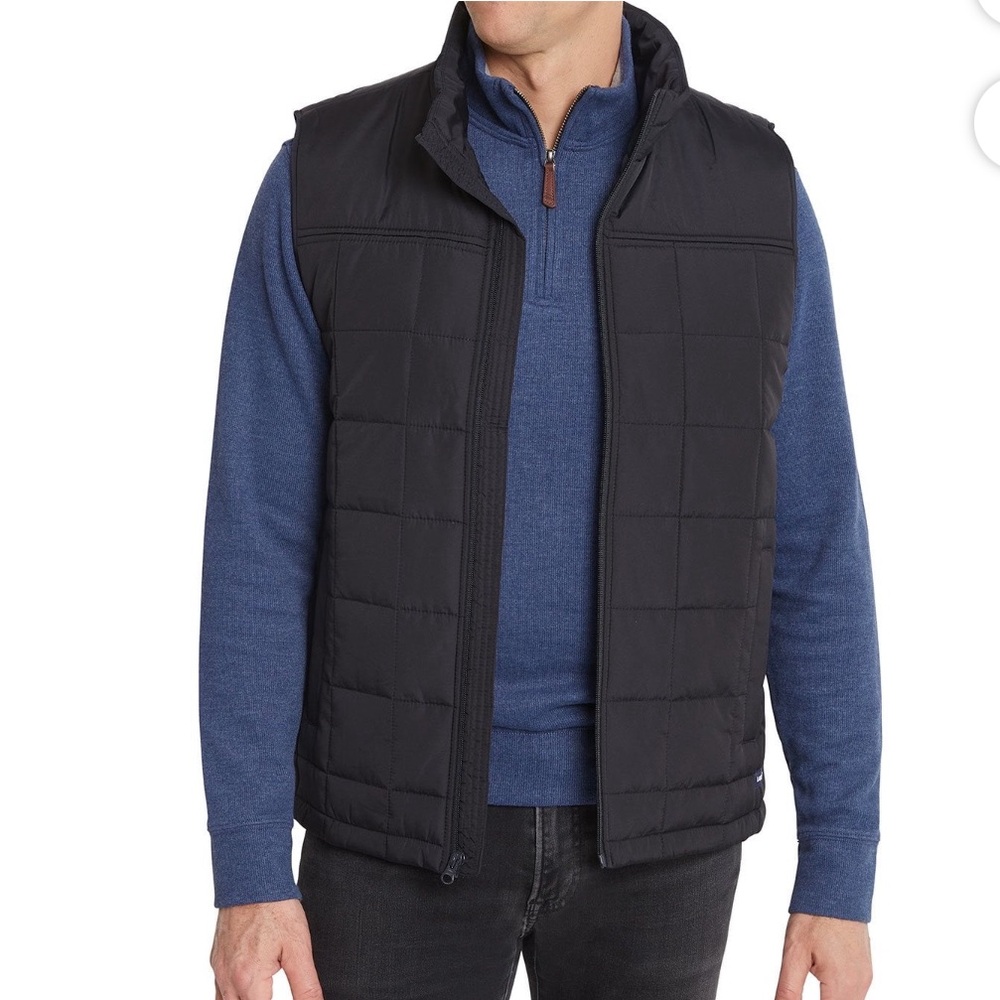 Lands’ End Men Insulated Quilted Water Resistant Vest New